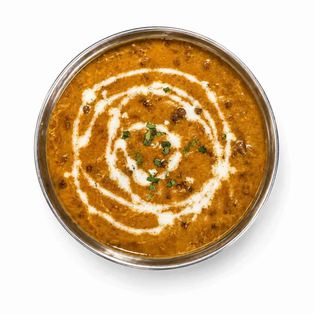Freshly prepared dal makhani